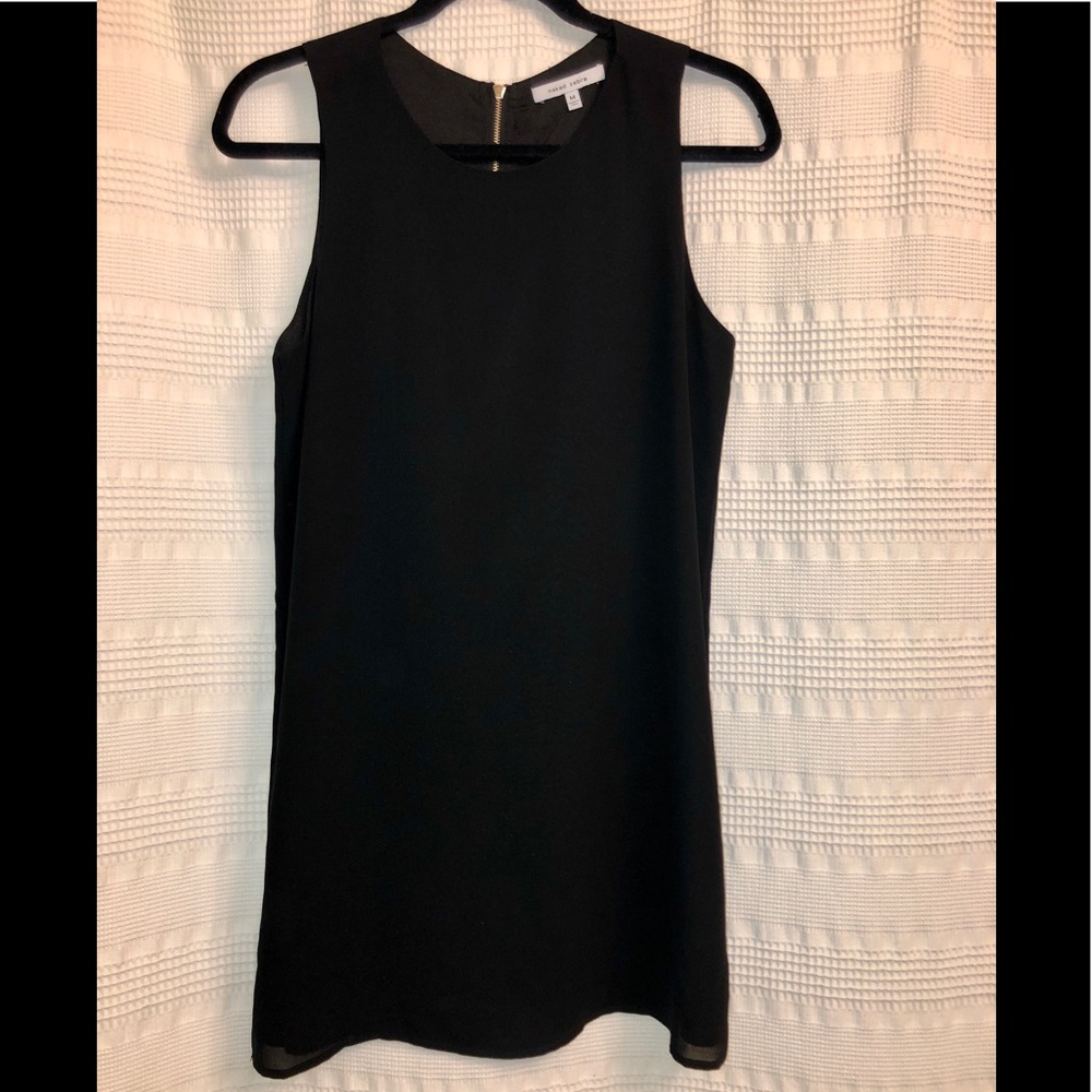 Black shift dress